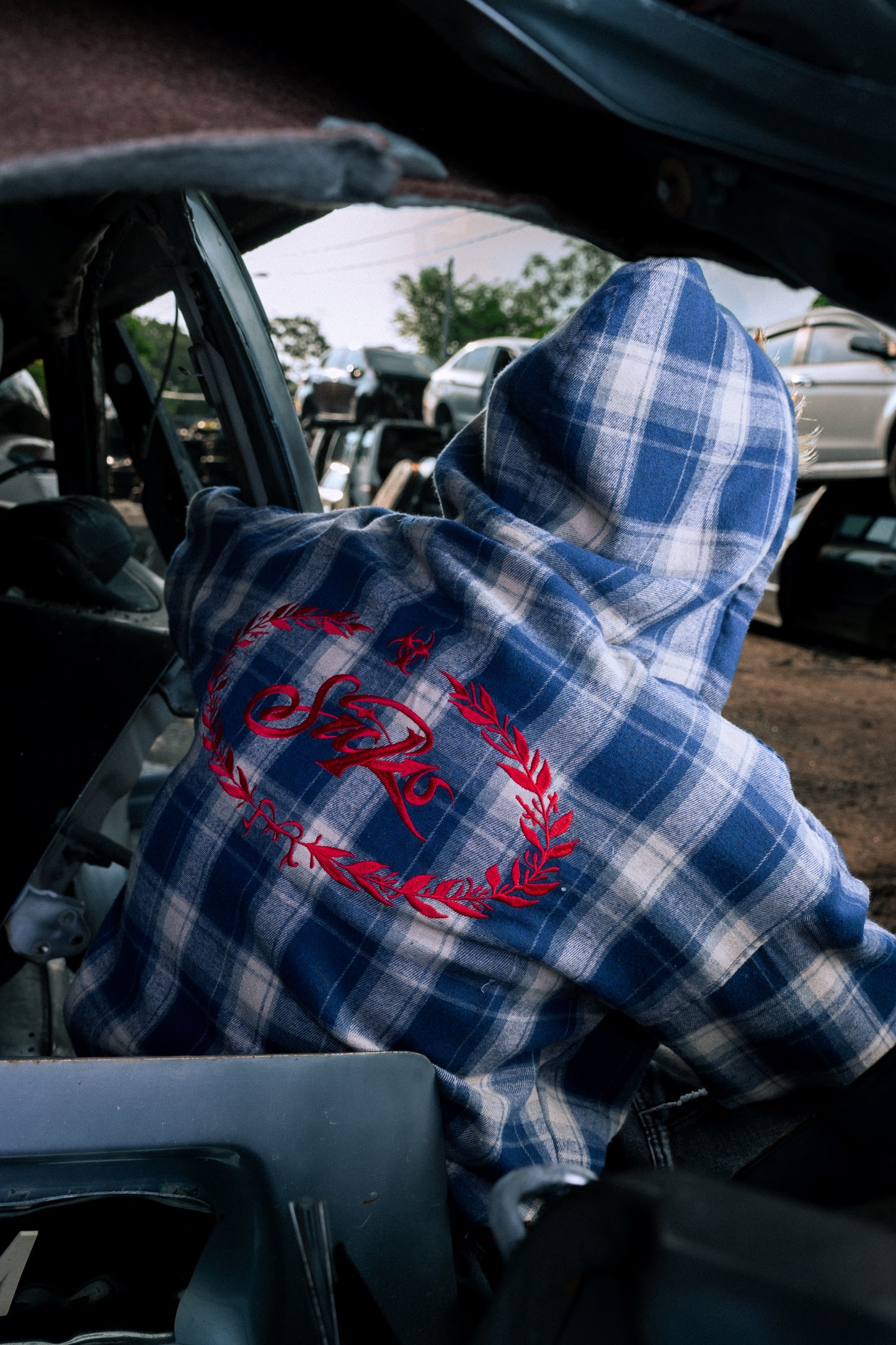REVERSIBLE PLAID HOODIE