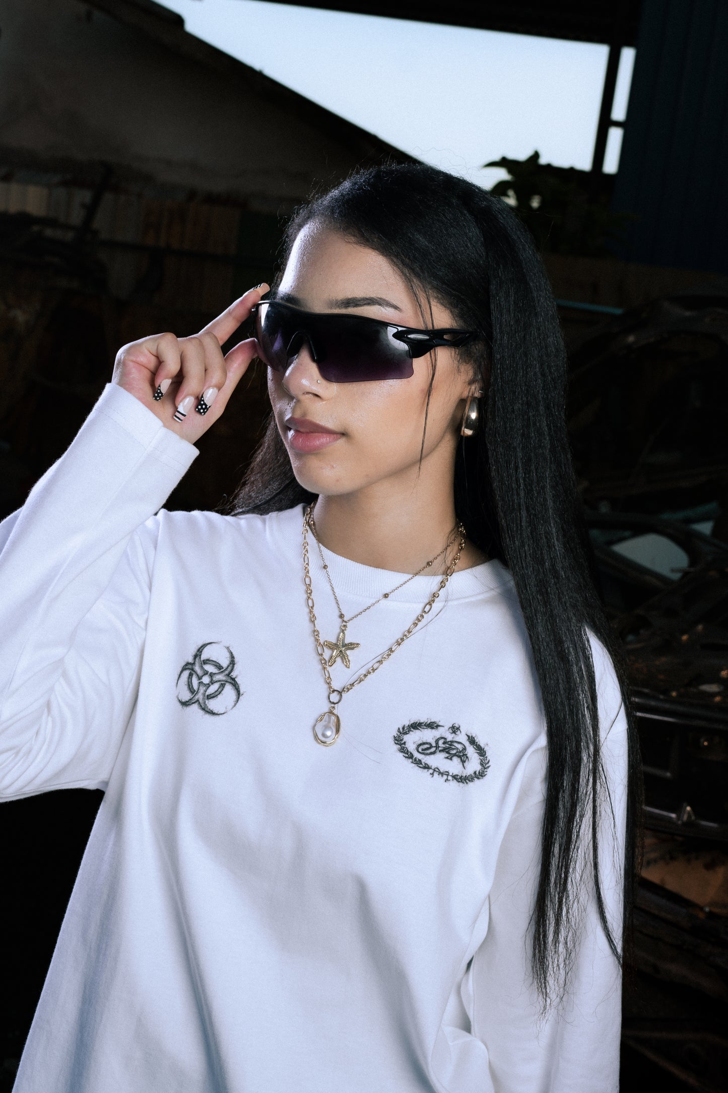 L/S RASTER TEE
